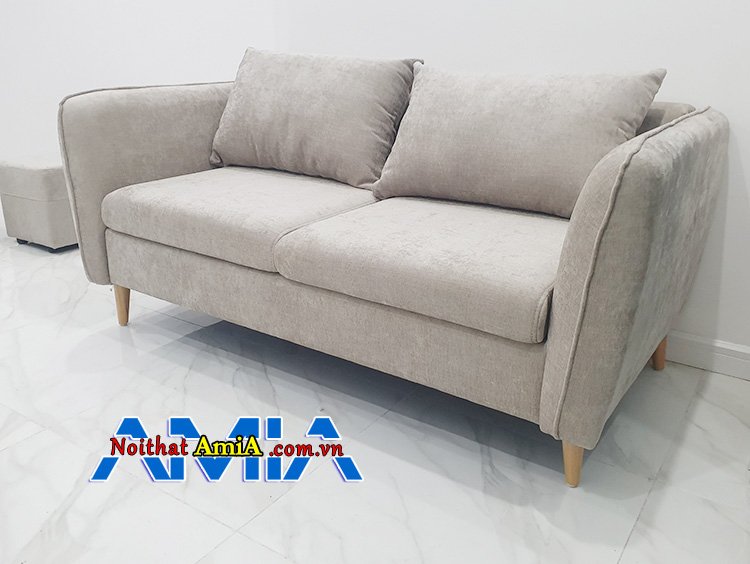 Hình ảnh ghế sofa nỉ kích thước nhỏ gọn