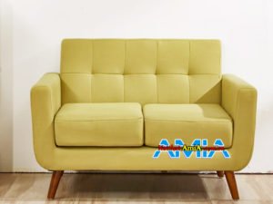 Hình ảnh ghế sofa văng nỉ mini giá rẻ Hà Nội