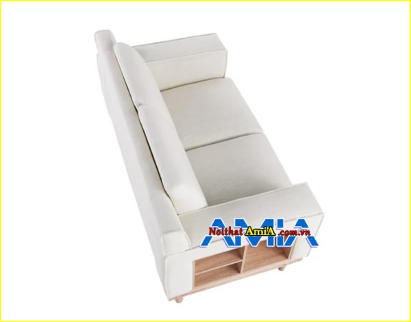 Hình ảnh góc xoáy 360 độ cho mẫu ghế sofa vải nỉ kích thước nhỏ