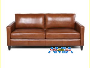 Chiêm ngưỡng lại mẫu ghế sofa da mini kích thước 1m8