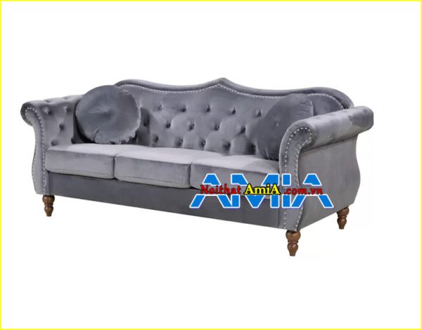 Hình ảnh mẫu ghế sofa nỉ tân cổ điển giá rẻ