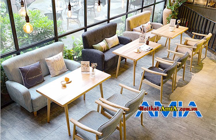 Hình ảnh mẫu ghế sofa mini giá rẻ Hà Nội cho quán Cafe